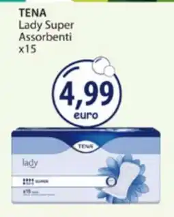 Acqua & Sapone TENA Lady Super Assorbenti x15 offerta