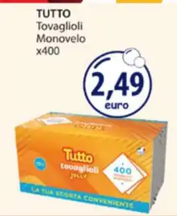 Acqua & Sapone TUTTO Tovaglioli Monovelo x400 offerta
