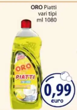 Acqua & Sapone ORO Piatti offerta