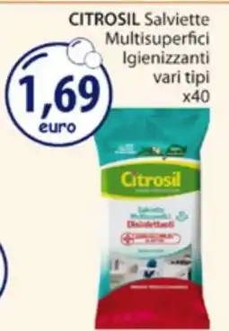 Acqua & Sapone CITROSIL Salviette Multisuperfici Igienizzanti offerta