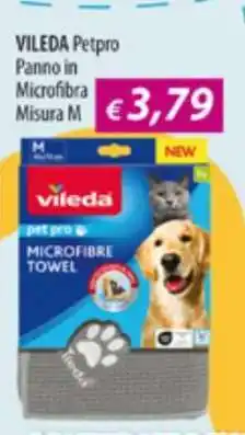 Acqua & Sapone VILEDA Petpro Panno in Microfibra Misura M offerta