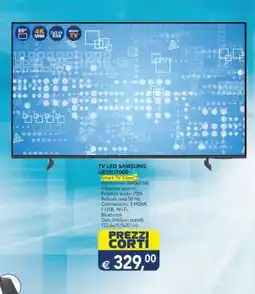 Esselunga TV LED SAMSUNG UE55TU7000 offerta