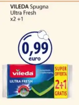 Acqua & Sapone VILEDA Spugna Ultra Fresh x2 +1 offerta