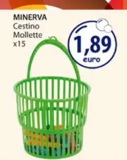 Acqua & Sapone MINERVA Cestino Mollette x15 offerta