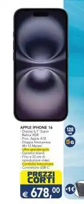 Esselunga APPLE IPHONE 16 offerta