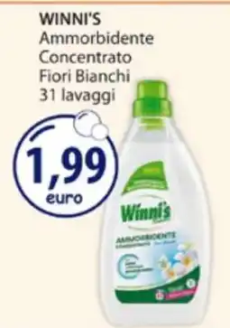 Acqua & Sapone WINNI'S Ammorbidente Concentrato Fiori Bianchi offerta