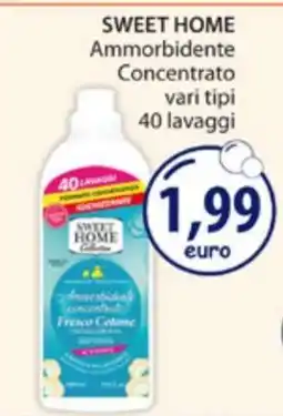Acqua & Sapone SWEET HOME Ammorbidente Concentrato offerta