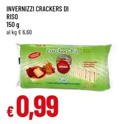 Famila INVERNIZZI CRACKERS DI RISO offerta