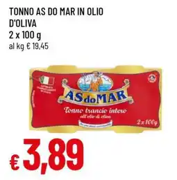 Famila TONNO AS DO MAR IN OLIO D'OLIVA offerta