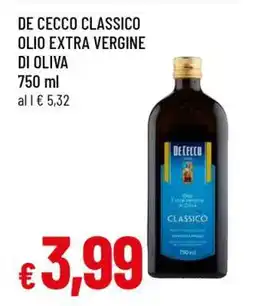Famila DE CECCO CLASSICO OLIO EXTRA VERGINE DI OLIVA offerta