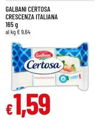 Famila GALBANI CERTOSA CRESCENZA ITALIANA offerta