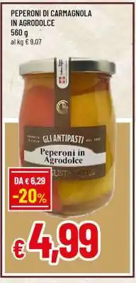Famila PEPERONI DI CARMAGNOLA IN AGRODOLCE offerta