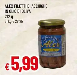 Famila ALEX FILETTI DI ACCIUGHE IN OLIO DI OLIVA offerta
