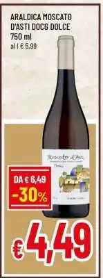 Famila ARALDICA MOSCATO D'ASTI DOCG DOLCE offerta