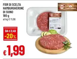Famila FIOR DI SCELTA HAMBURGHERONE DI SUINO offerta