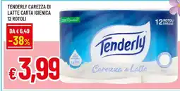 Famila Tenderly Carezza di Latte Carta Igienica 12 Rotoli offerta
