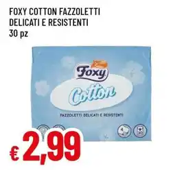 Famila FOXY COTTON FAZZOLETTI DELICATI E RESISTENTI offerta