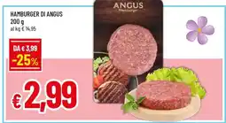 Famila HAMBURGER DI ANGUS offerta