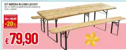 Famila SET BIRRERIA IN LEGNO LACCATO offerta