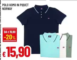 Famila POLO UOMO IN PIQUET NORWAY offerta