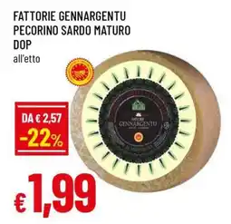 Famila Fattorie Gennargentu Pecorino Sardo Maturo DOP offerta