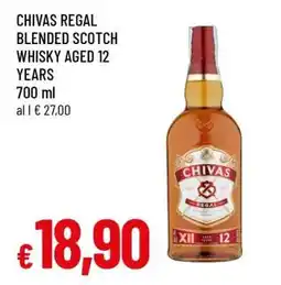 Famila CHIVAS REGAL BLENDED SCOTCH WHISKY AGED 12 YEARS offerta