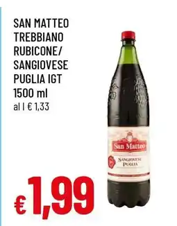 Famila SAN MATTEO TREBBIANO RUBICONE/ SANGIOVESE PUGLIA IGT offerta