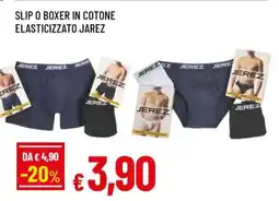 Famila SLIP O BOXER IN COTONE ELASTICIZZATO JAREZ offerta