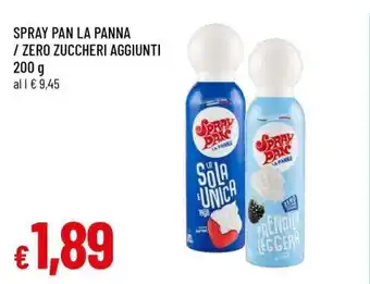 Famila Spray Pan La Panna Zero Zuccheri Aggiunti offerta