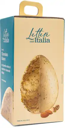 MD Discount UOVO DI CIOCCOLATO BIANCO CON MANDORLE E PIST offerta