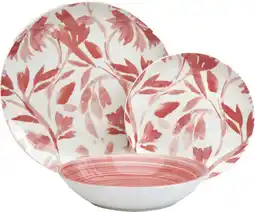 MD Discount SET 18 PIATTI ROSA offerta