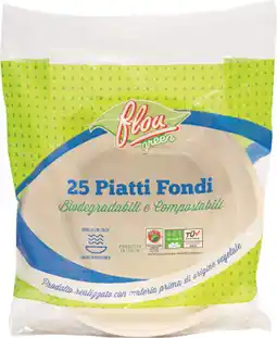 MD Discount 25 PIATTI FONDI COMPOSTABILI offerta
