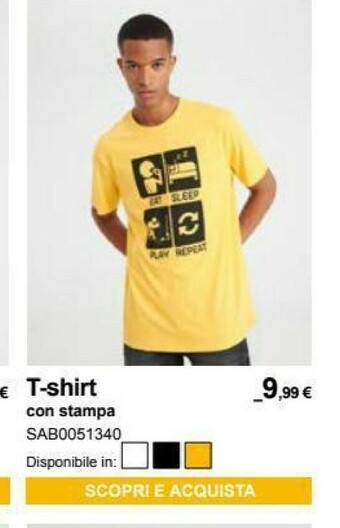 Terranova T-shirt uomo offerta