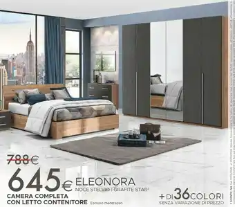 Mondo Convenienza Camera completa con letto contenitore offerta