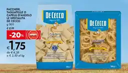 Bennet Paccheri, tagliatelle o capelli d'angelo le specialita DE CECCO offerta