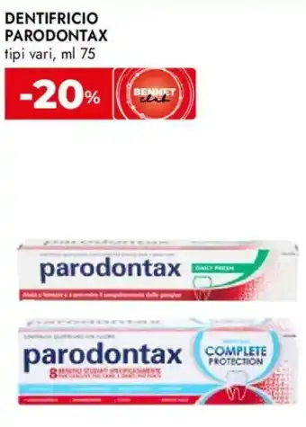 Bennet Dentifricio PARODONTAX offerta