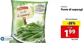Lidl Freshona - punte di asparagi 300 g(ml) offerta
