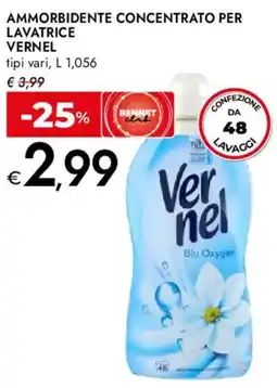 Bennet Ammorbidente concentrato per lavatrice VERNEL offerta