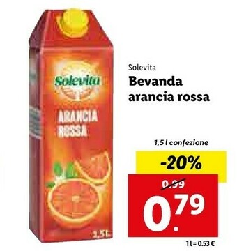 Lidl Succhi di frutta offerta