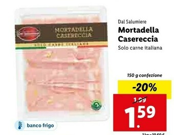 Lidl Mortadella casereccia offerta