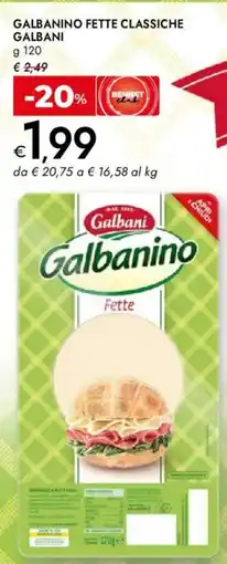 Bennet Galbanino fette classiche GALBANI offerta