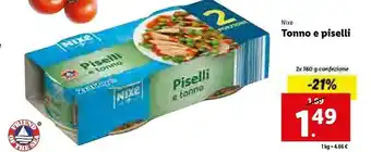 Lidl Piselli offerta