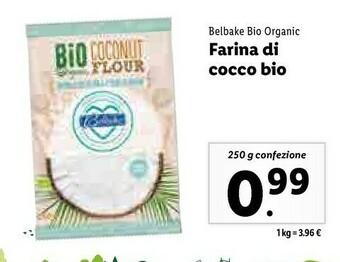 Lidl Farina di cocco bio offerta