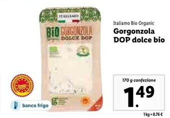 Lidl Italiamo - gorgonzola dop dolce offerta