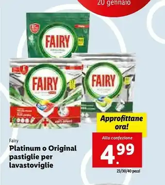 Lidl Original pastiglie per lavastoviglie offerta