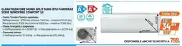 Expert SAMSUNG CLIMATIZZATORE MONO SPLIT 9.000 BTU FAR09NX2 SERIE WINDFREE COMFORT S2 offerta