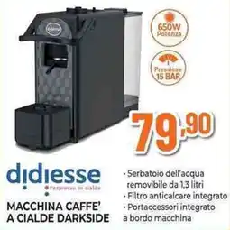 Expert Didiesse macchina caffe' a cialde darkside offerta