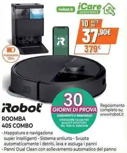 Expert Robot roomba 405 combo offerta
