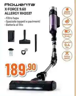 Expert Rowenta X-FORCE 9.60 ALLERGY RH2037 offerta
