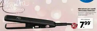 Lidl Alessandra ambrosio mini piastra per capelli offerta